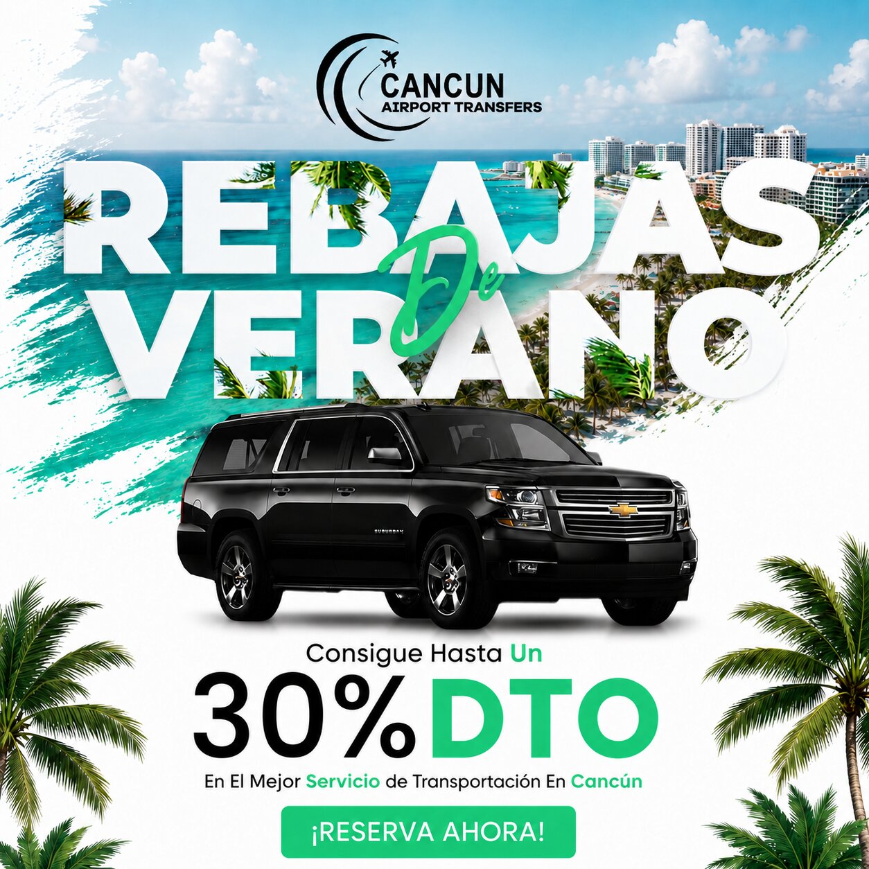 Traslados a cualquier destino de Cancún
